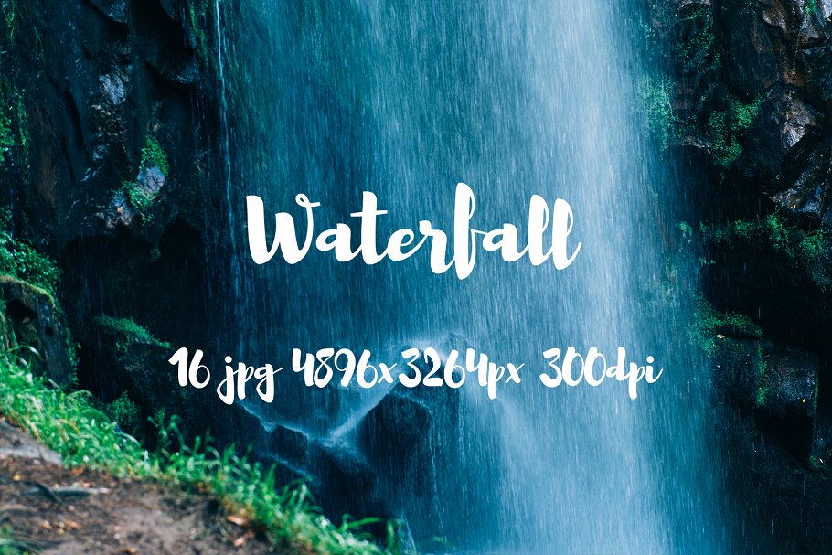 瀑布飞泻高清照片素材 Waterfall photo pack插图(3)