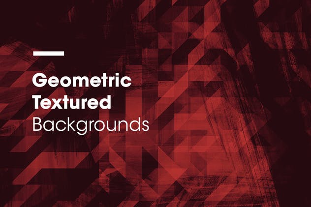 抽象几何黑色纹理背景 Geometric Textured Backgrounds插图(2)