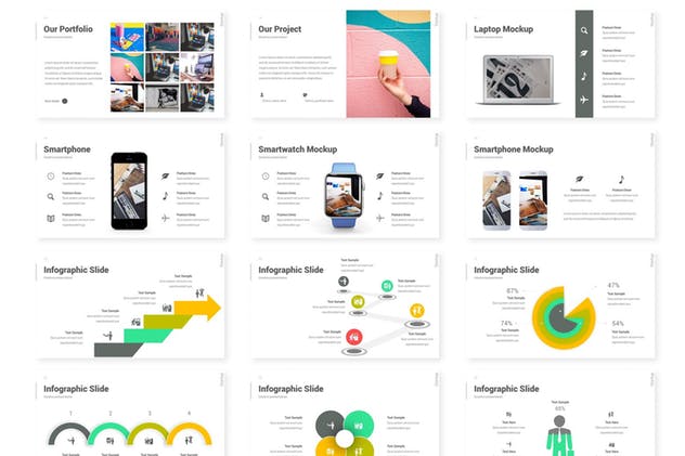 创意产品路演谷歌Google幻灯片模板 Startup – Google Slides Template插图2