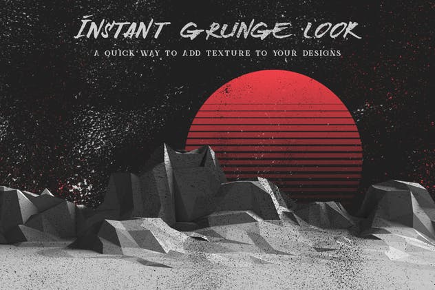墨水、油漆制斑驳做旧风格纹理合集 Grunge Textures Kit插图(2)