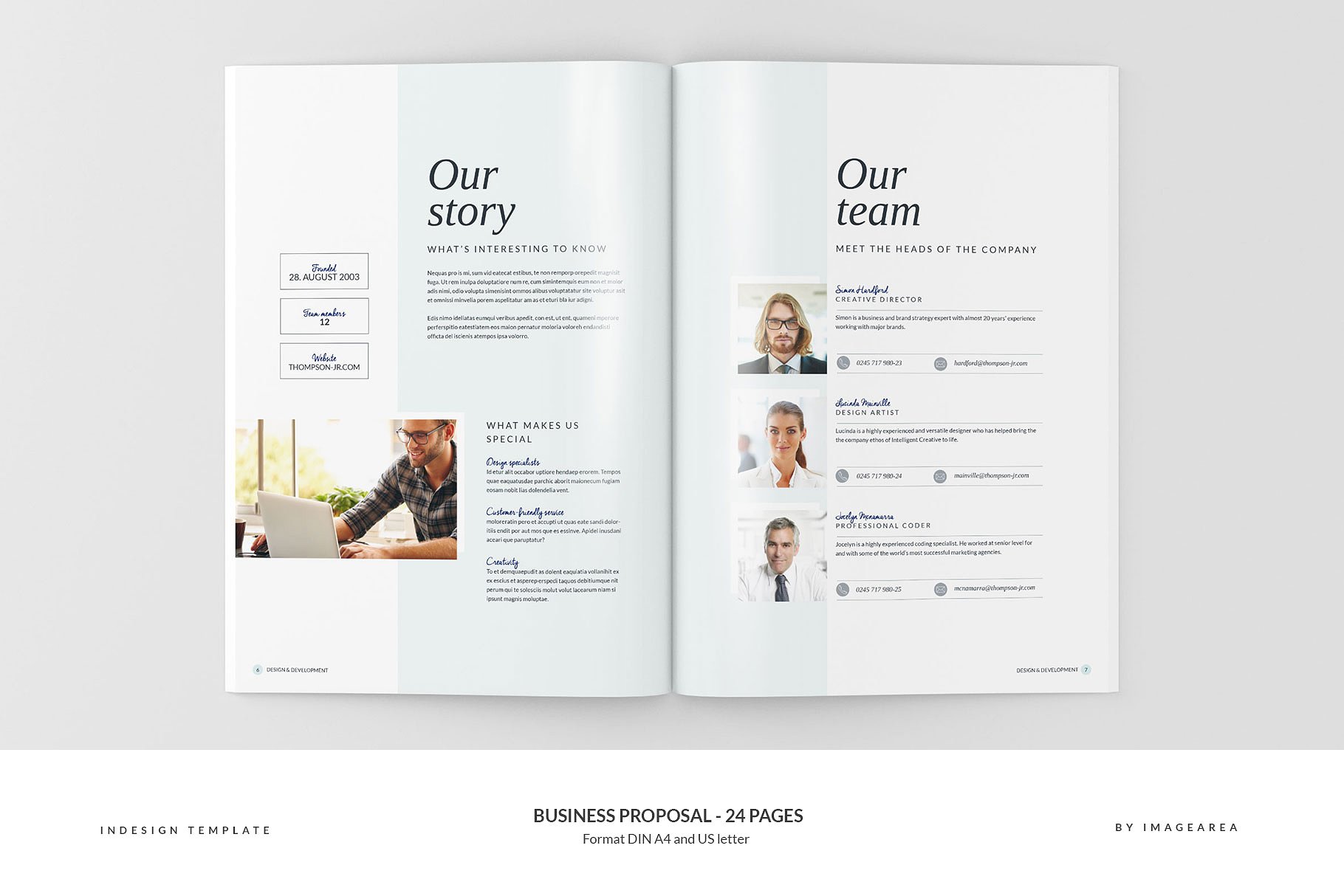 商业策划书计划书设计模板 Business Proposal – 24 pages插图5