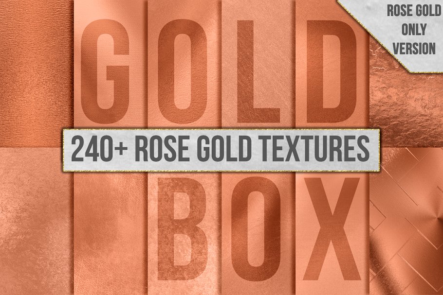 240 +玫瑰金箔纹理合集 240+ Rose Gold Foil Texture Pack [1.97GB]插图