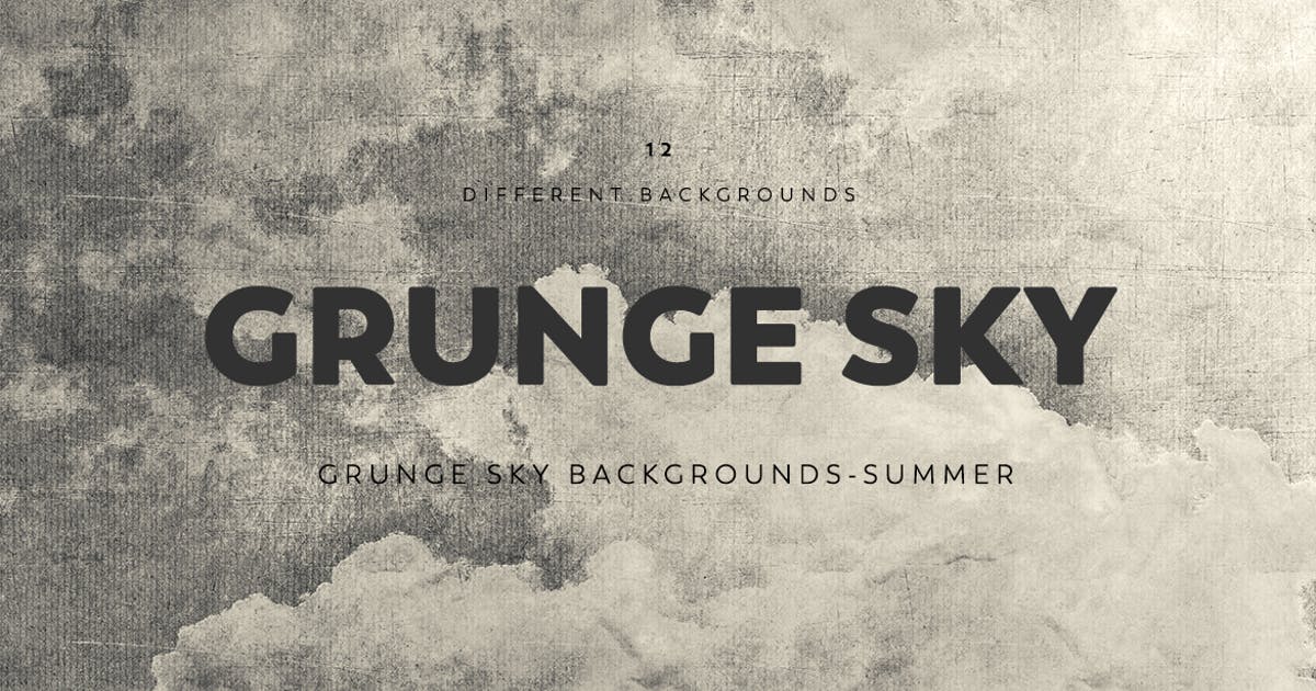 12款高清复古怀旧风天空背景素材 Grunge SKY Backgrounds插图