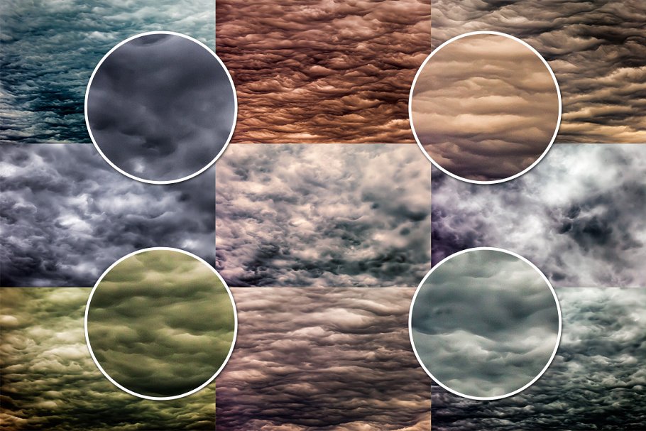 抽象云朵云层背景v1 Abstract Cloud Backgrounds Volume 1插图1