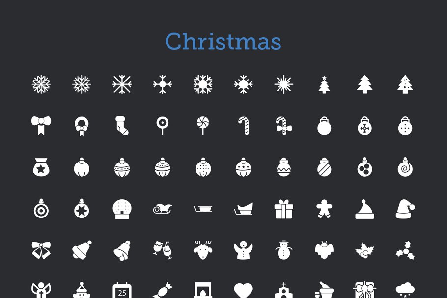 3300+矢量图标合集 3300+ Vector Icons Bundle插图(1)