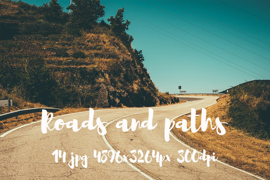 公路&小路山路高清照片合集 Roads and paths photo pack插图(6)
