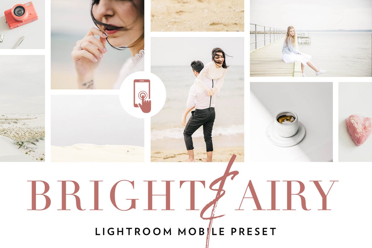 温馨明亮浅色调照片效果LR预设 Bright and airy Lightroom Mobile Preset插图