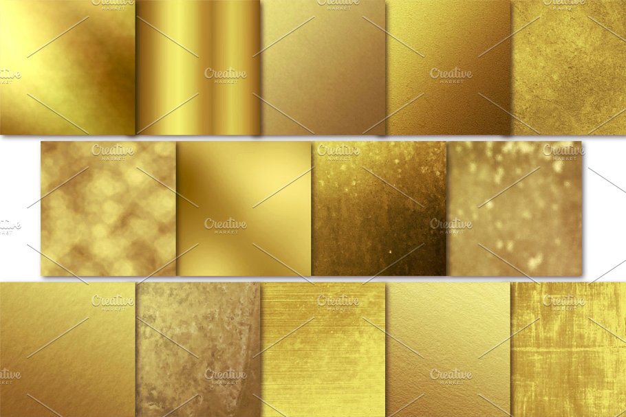28款奢华金箔背景纹理 28 Gold Foil Textures / Backgrounds插图1