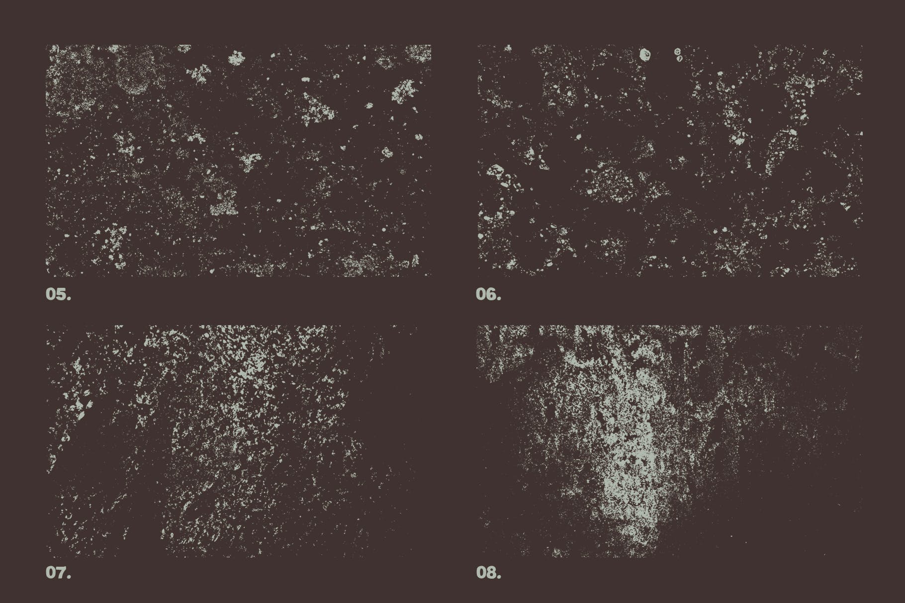 12个污迹斑迹做旧风格矢量肌理纹理背景素材 Vector Grunge Textures x12插图(2)