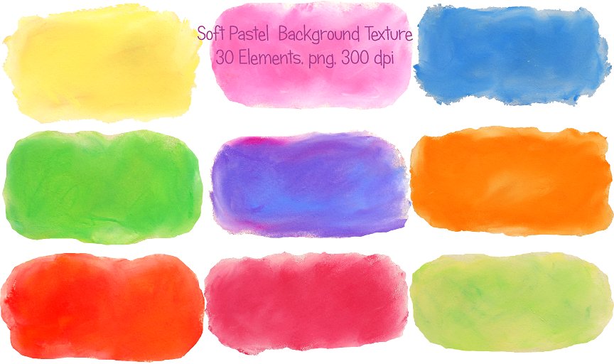柔和清新的粉彩纹理背景 Soft Pastel Texture Background插图2