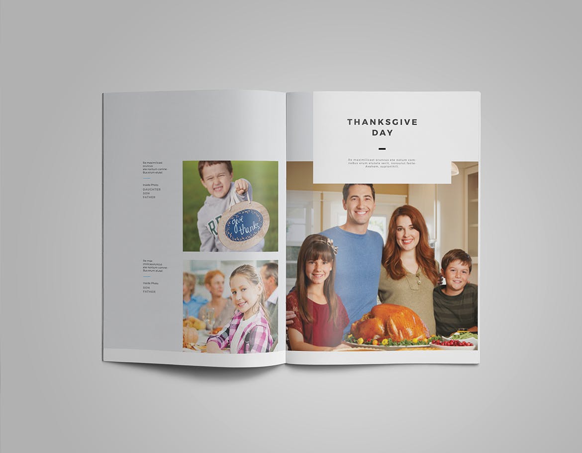 家庭相册相片集设计模板 Family Album Template插图(9)