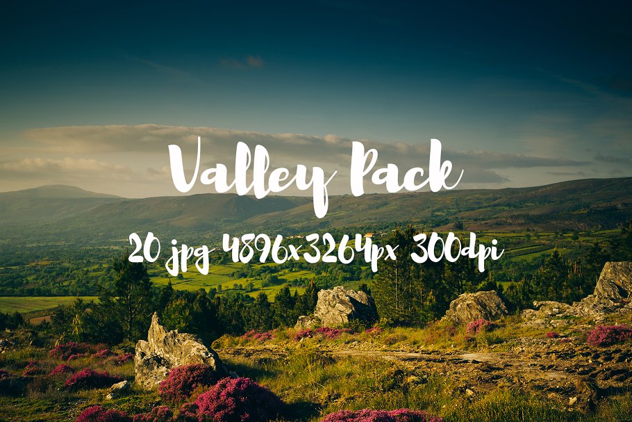 山谷风景高清照片素材 Valley Pack photo pack插图2