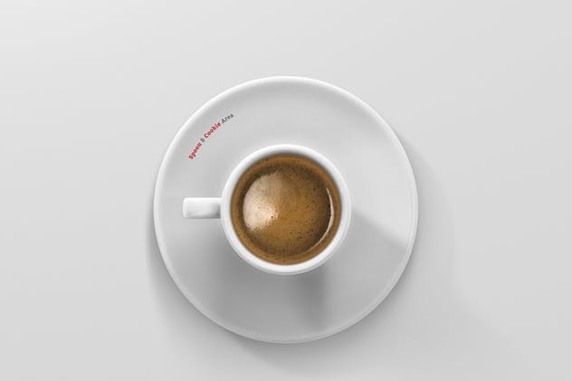 逼真咖啡杯马克杯样机模板 Espresso Cup Mockup – Cone Shape插图(14)