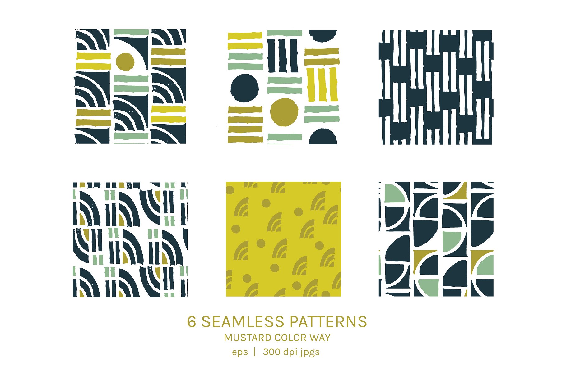 有趣的部落艺术无缝图案 Minted Modern | Designs + Patterns插图(7)