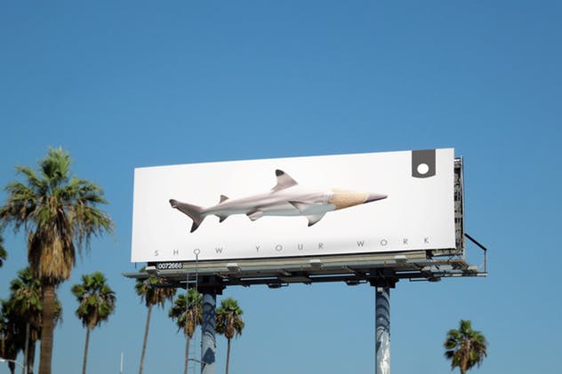 户外巨型海报广告牌样机套装 Billboard Mockup Set插图(6)