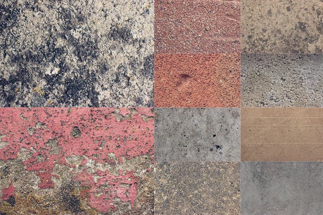 10个混凝土地板粗糙纹理 10 Concrete Grunge Textures插图3