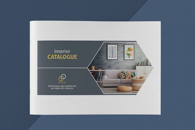 现代简约设计风格横板产品目录设计模板 Modern Catalogue Template插图1