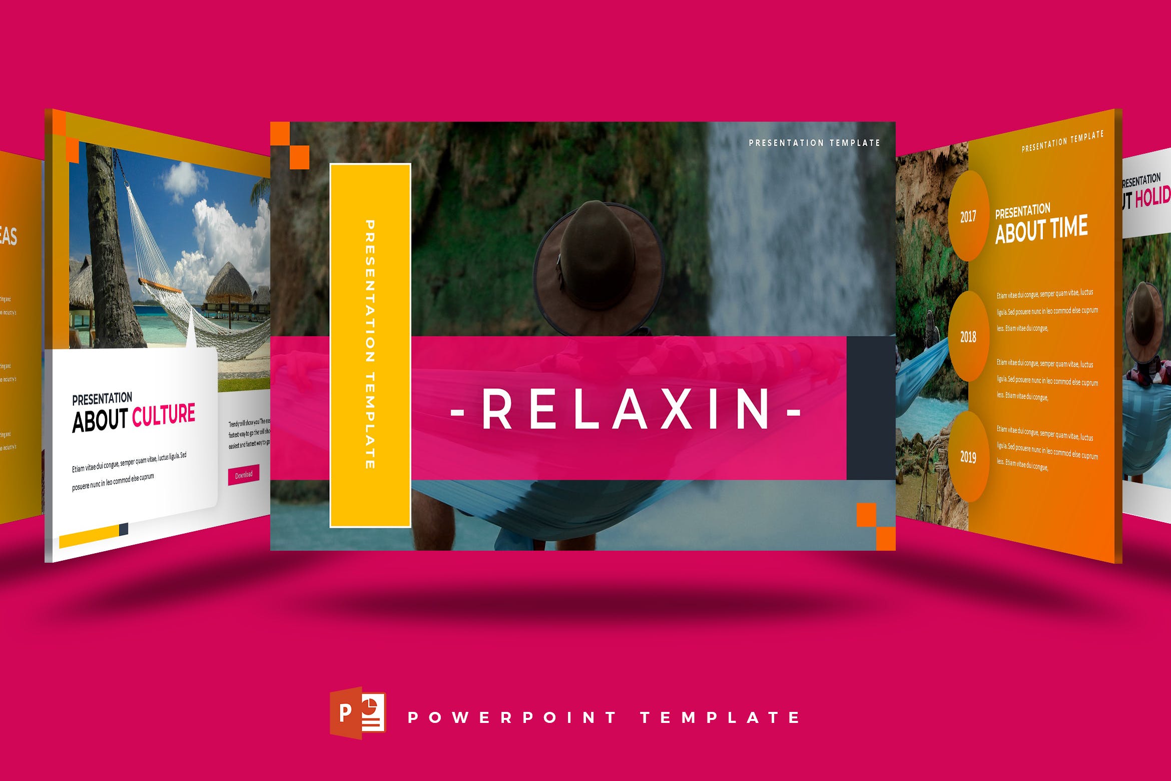 公司企业文化主题PPT模板下载 Relaxin – Powerpoint Template插图
