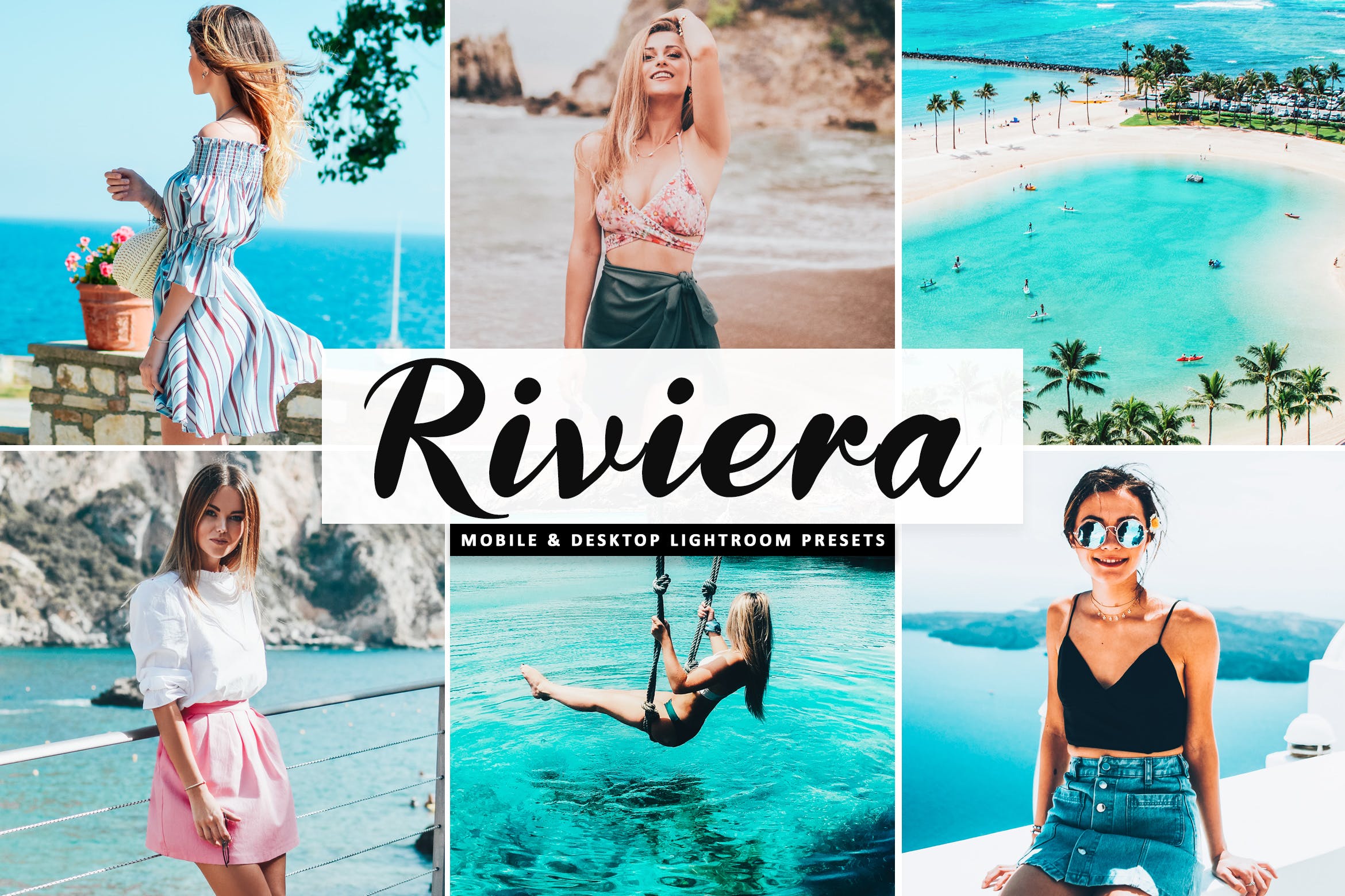 夏日沙滩&海边摄影LR调色预设 Riviera Mobile & Desktop Lightroom Presets插图