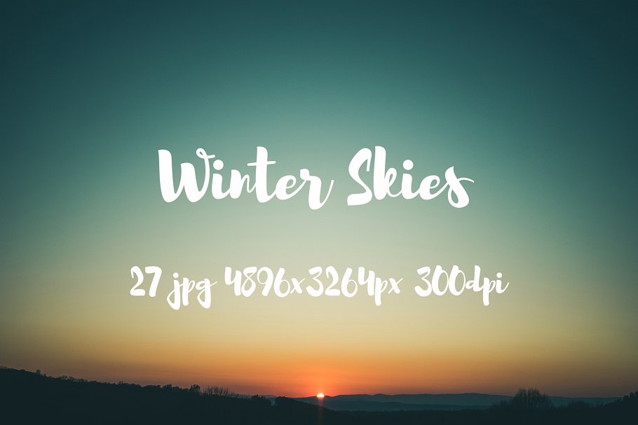 冬季天空照片素材合集 Winter skies photo pack插图(4)