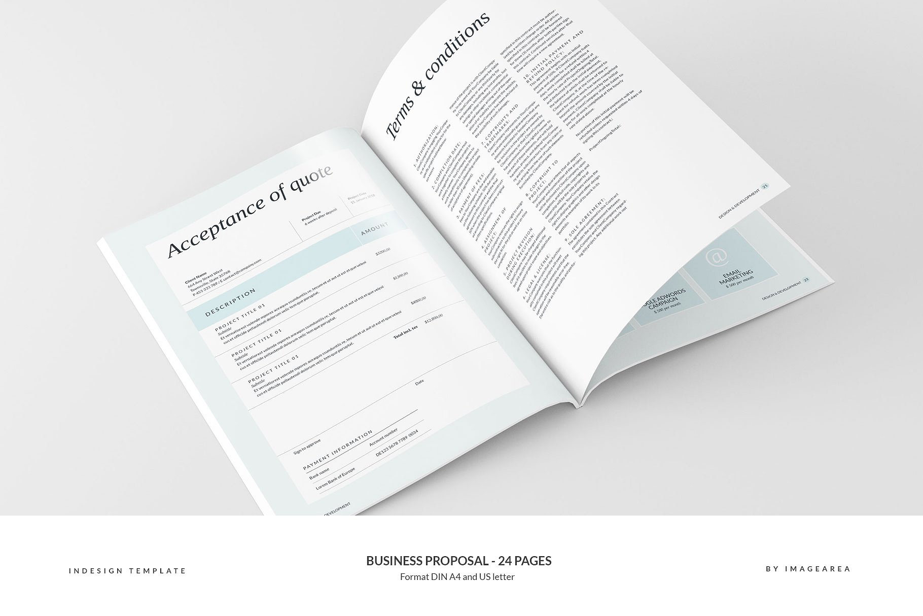 商业策划书计划书设计模板 Business Proposal – 24 pages插图12