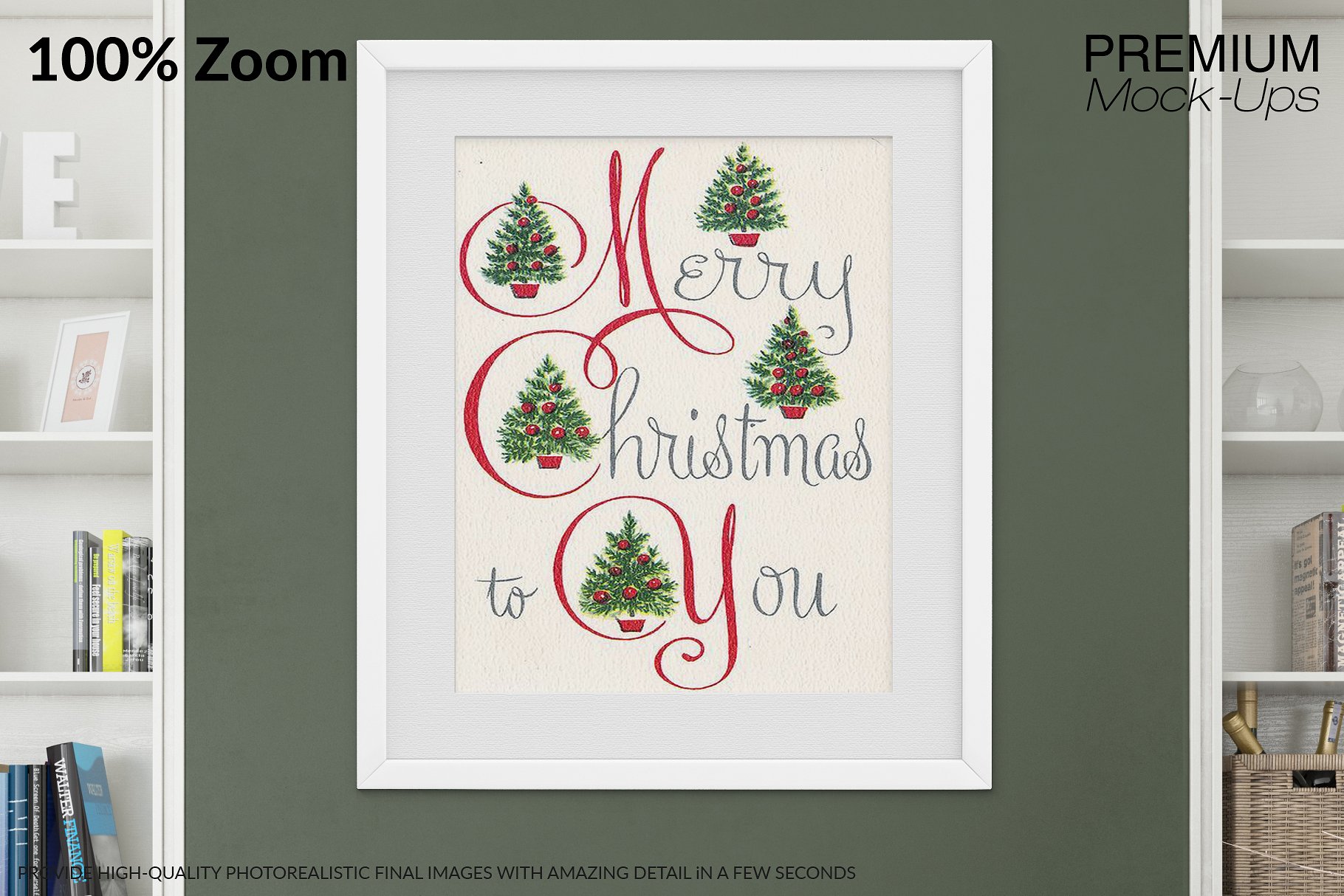 圣诞节客厅装饰展示样机套装 Christmas Living Room Set [psd,jpg]插图(15)