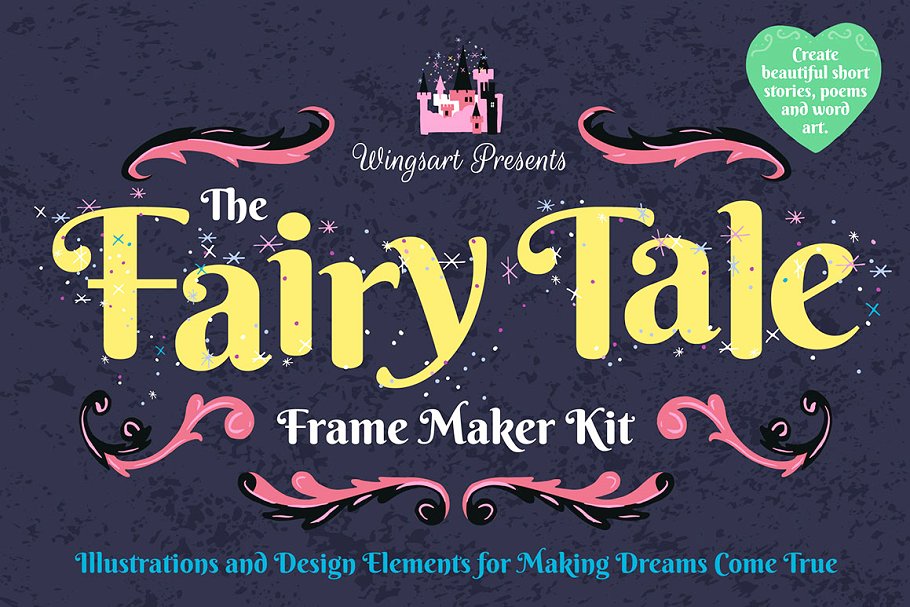 童话艺术与设计元素 Fairy Tale Art and Design Elements插图