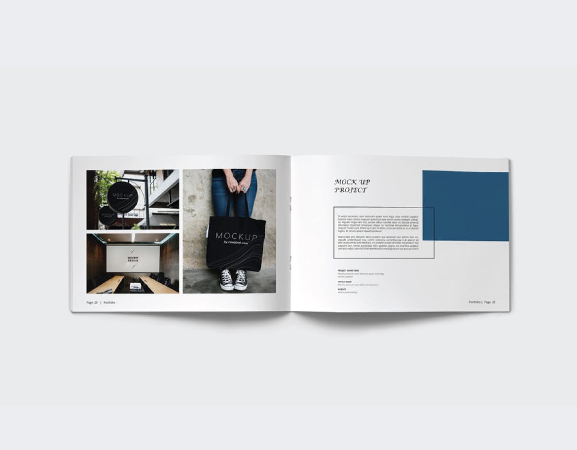 设计工作室/设计公司作品集画册设计模板 Graphic Design Portfolio插图(10)