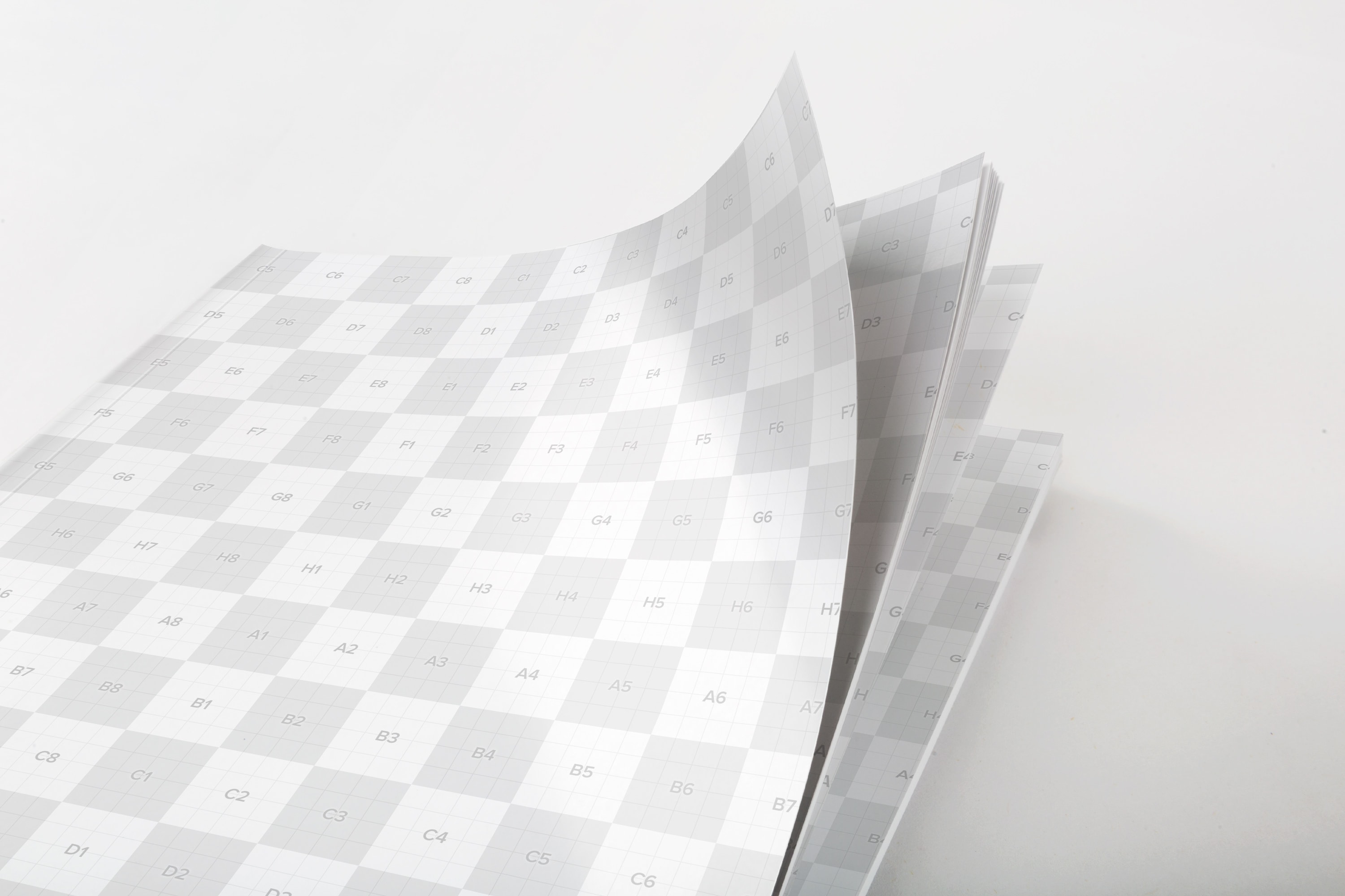 大型杂志封面设计特写视图样机模板01 Large Magazine Cover Close Up View Mockup 01插图1