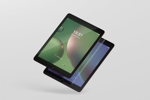 iPad平板电脑屏幕设备样机 Tablet Screen Mockup插图(9)