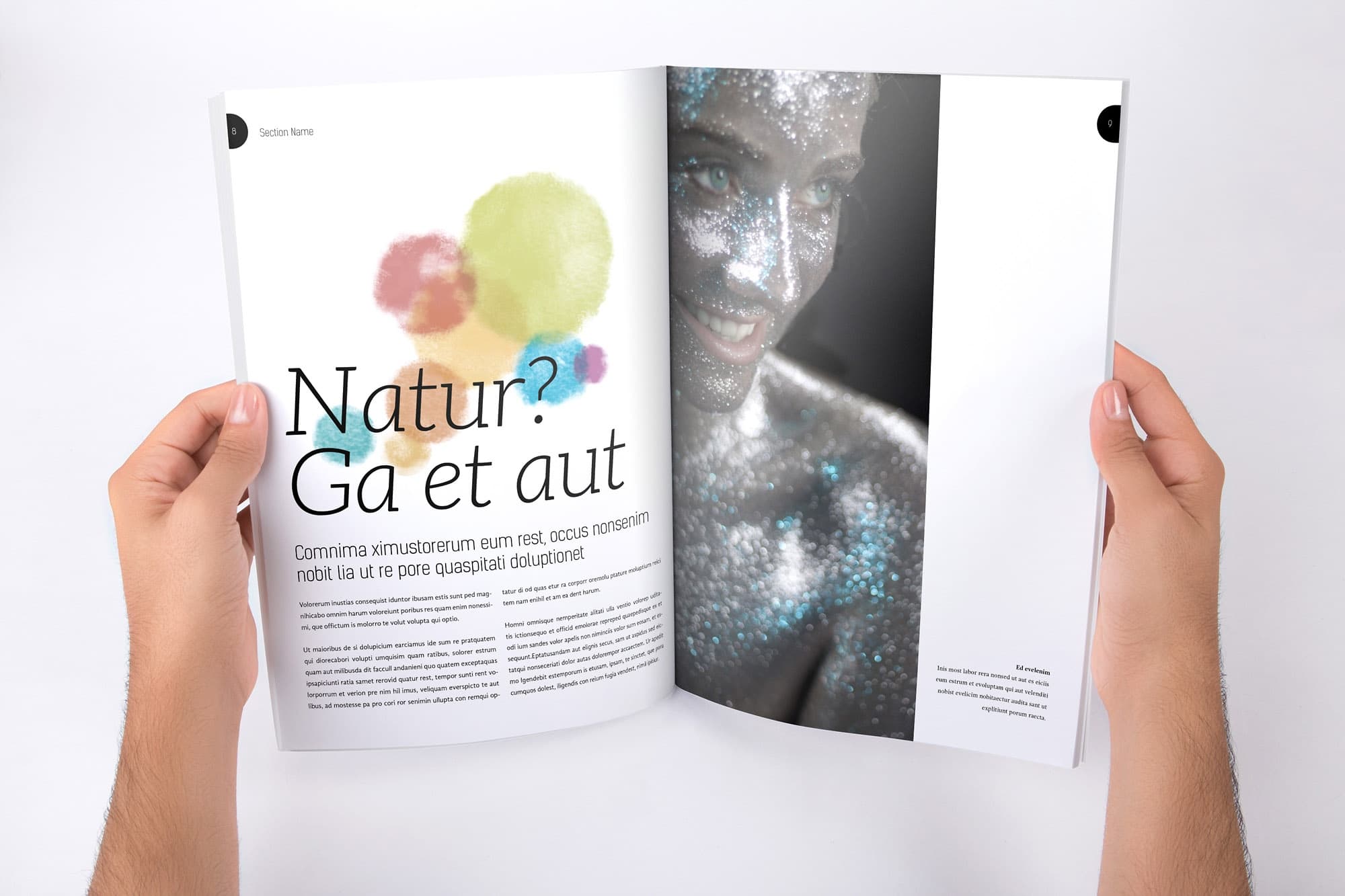 时尚美容化妆类杂志模板-Guide Magazine Template（InDesign CC）插图(2)