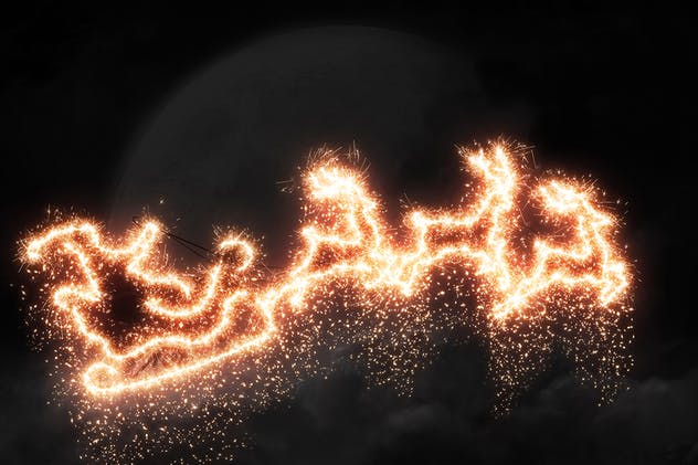 满天星火花动画特效PS动作 Sparklers Animation Photoshop Action插图(8)