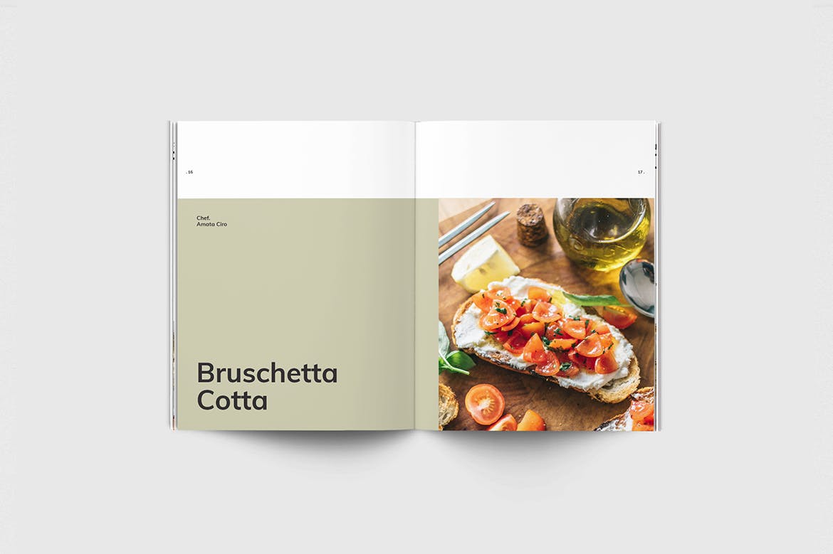 菜谱菜单图书/美食杂志版式设计模板 Cookbook插图7