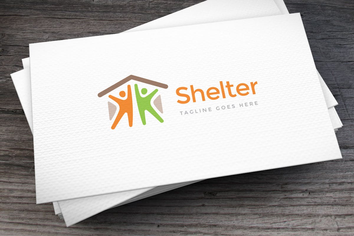 房地产销售租赁品牌Logo标志设计模板 Own Shelter Logo Template插图