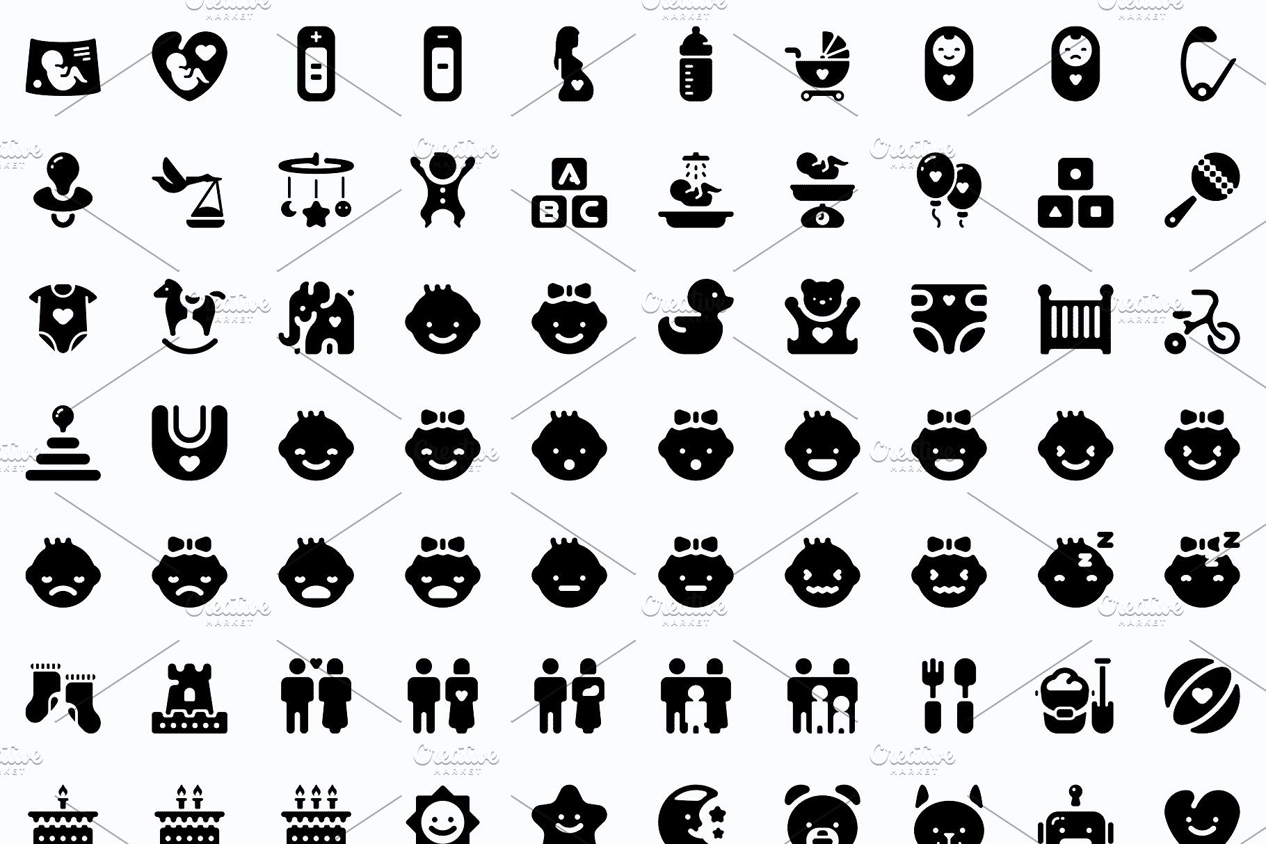 2200枚圆形实心图标 Roundies 2200 Solid Icons插图(20)