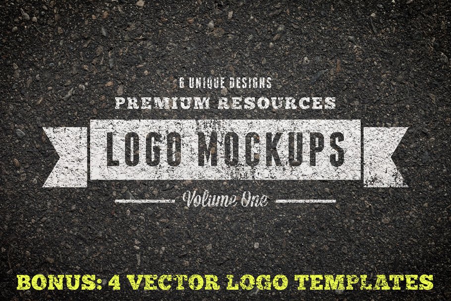 复古风格Logo样机模板v1 Vintage Logo Mockups Volume 1插图