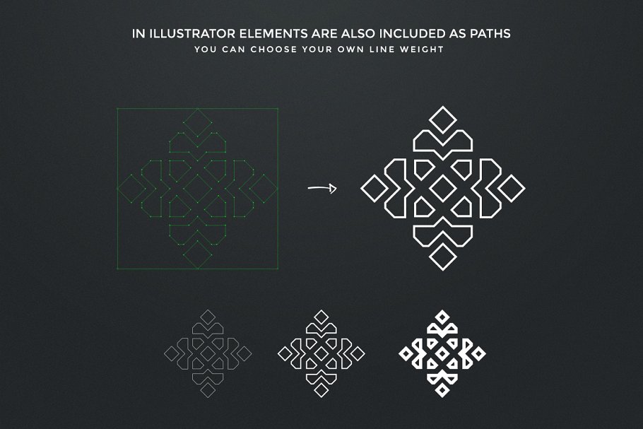 五星好评几何Logo制作套件[1.81GB] Geometric Logo Creation Kit Arab Ed.插图3