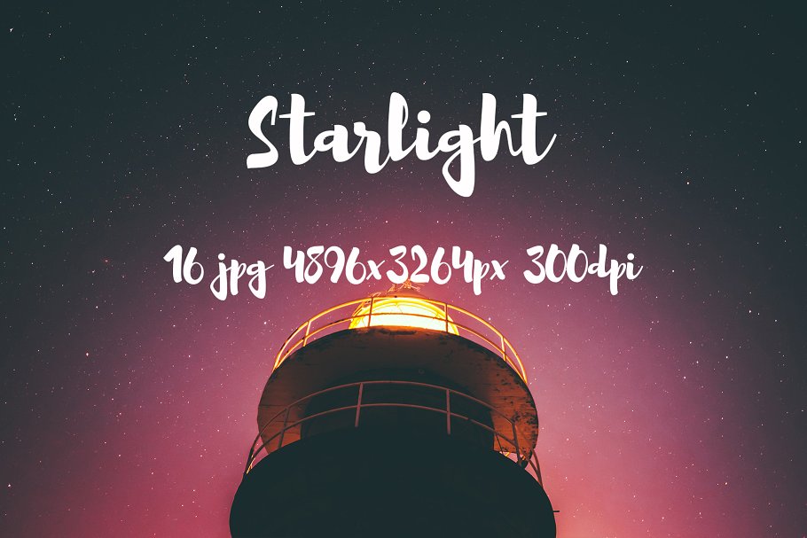 群星密布夜空场景照片包 Starlight photo pack插图(1)