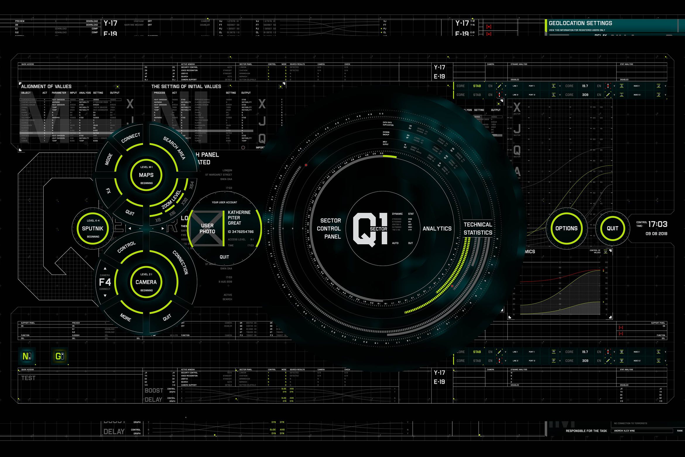 600+高科技HUD屏幕界面设计元素 600+ Sci-fi Interface HUD Elements插图