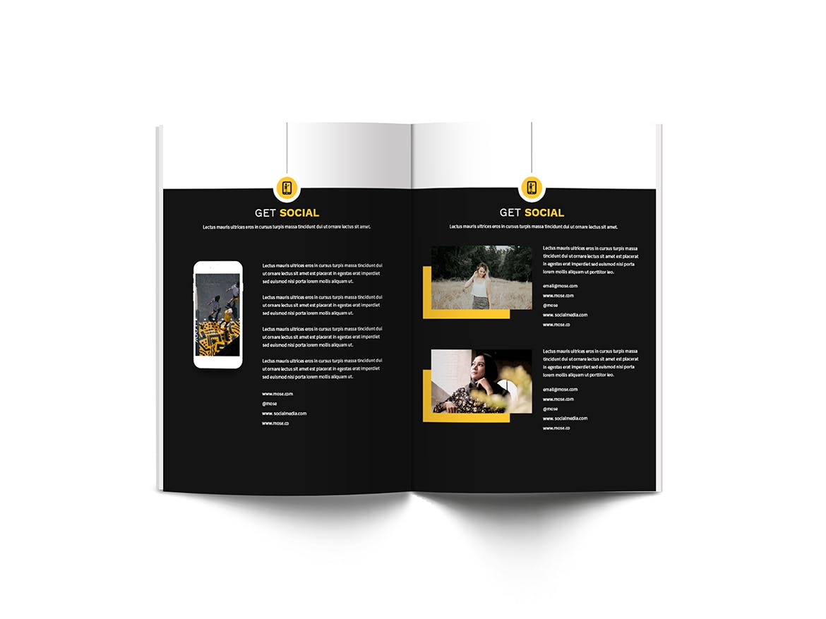 A4尺寸规格个人简历画册设计模板 Atery Resume CV A4 Brochure Template插图(12)