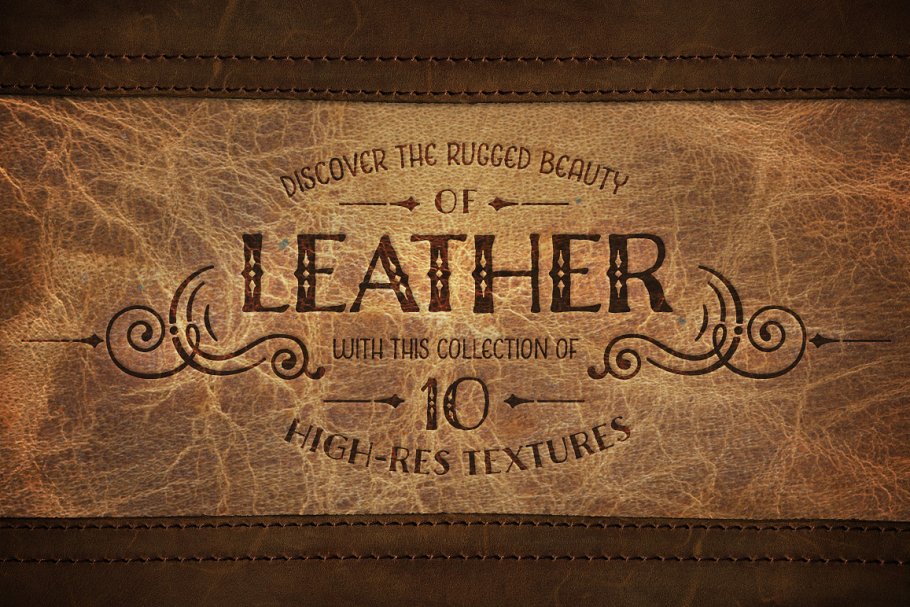 10款真皮皮革纹理 Leather Love – 10 Leather Textures插图(1)