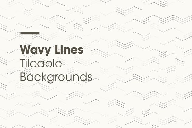 波浪线平铺底纹图案背景素材 Wavy Lines | Tileable Backgrounds插图(2)