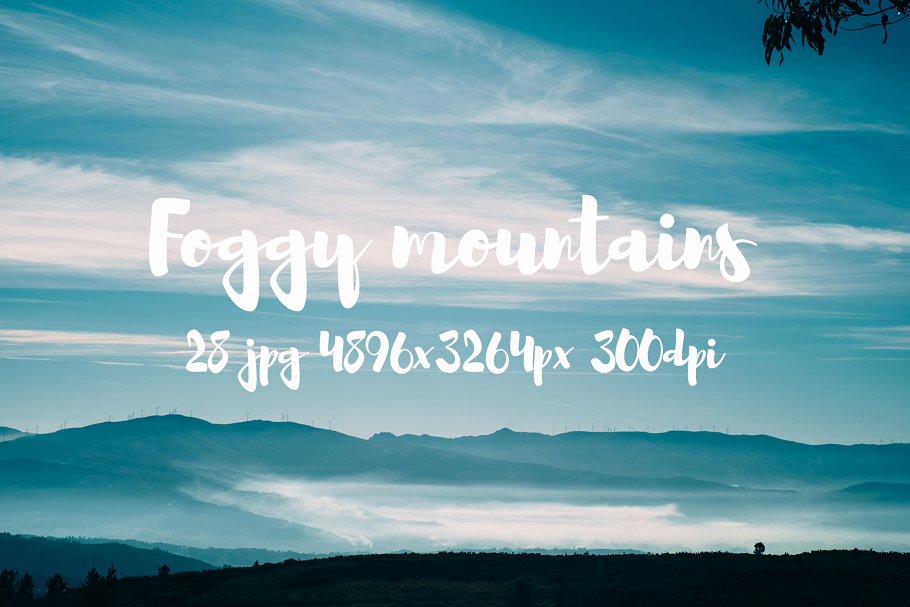 云雾缭绕山谷高清摄影素材合集 Foggy Mountains photo pack插图(10)