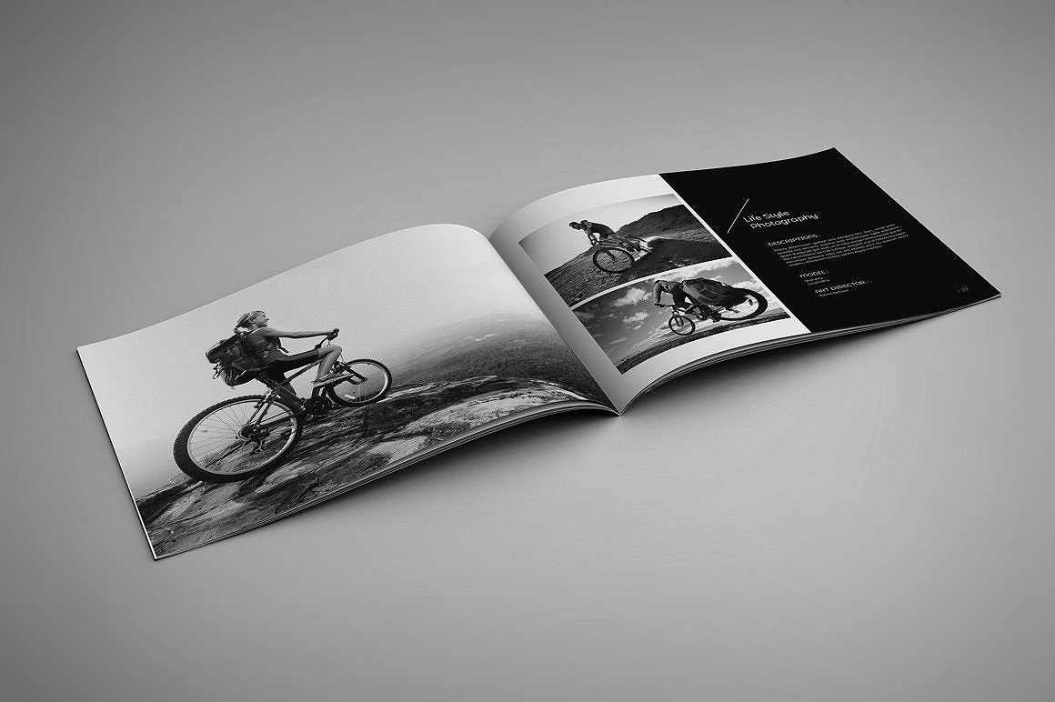 24P专业简洁现代的摄影画册手册杂志楼书设计模板插图(10)