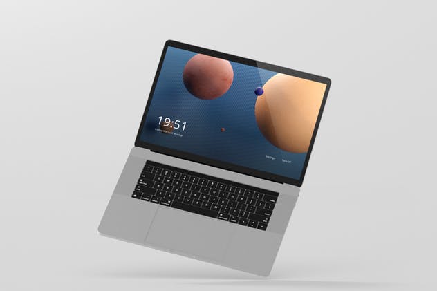 高分辨率笔记本电脑样机 Laptop Screen Mockup插图(7)