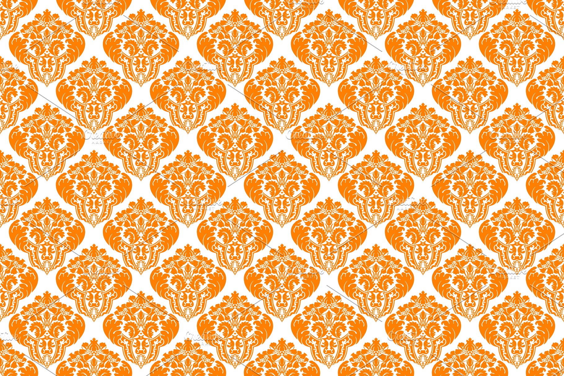 60种颜色1440种锦缎图案纹理[3GB] 1,440 Damask Patterns in 60 Colors插图(9)