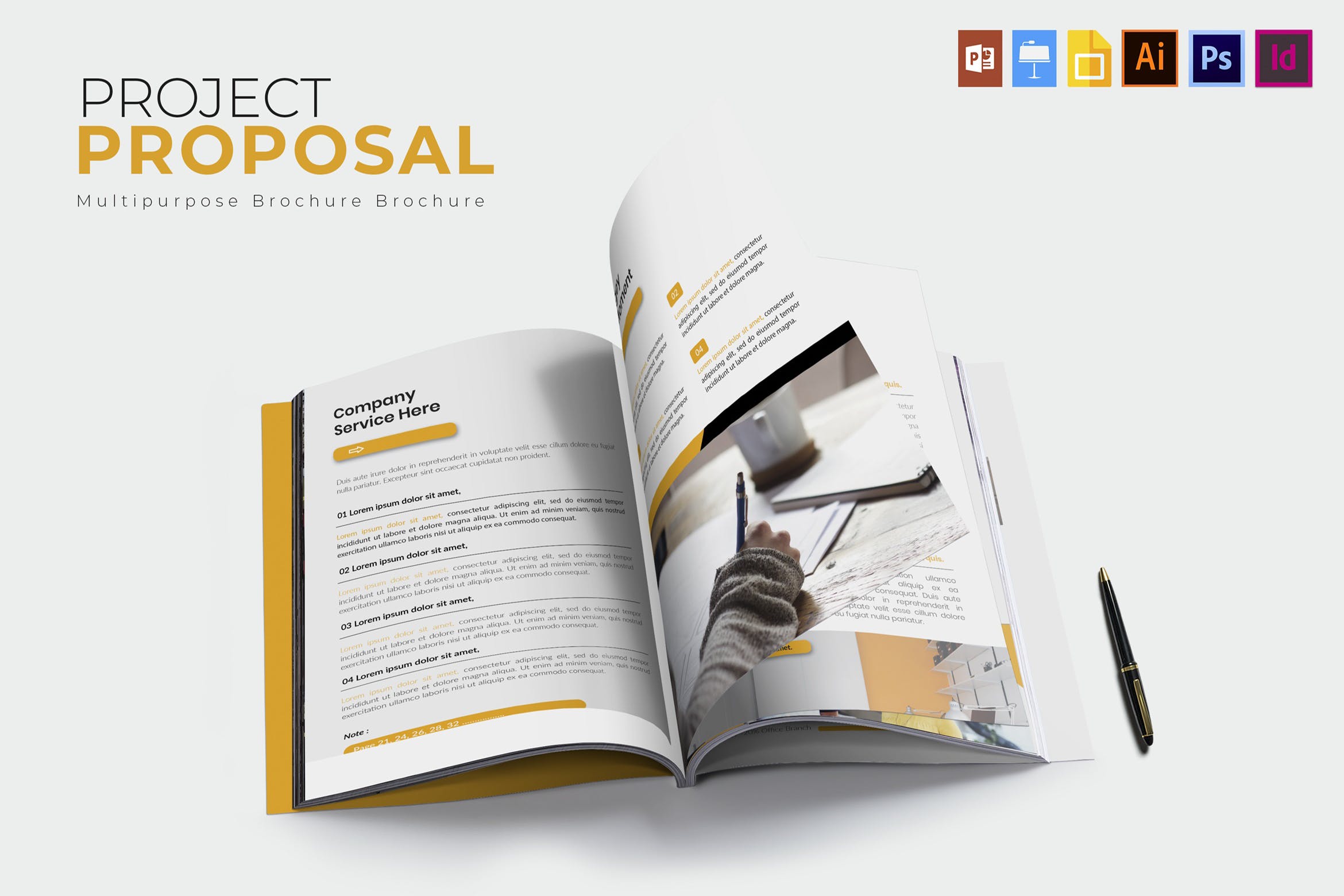 项目建议书/提案设计模板 Project | Proposal插图