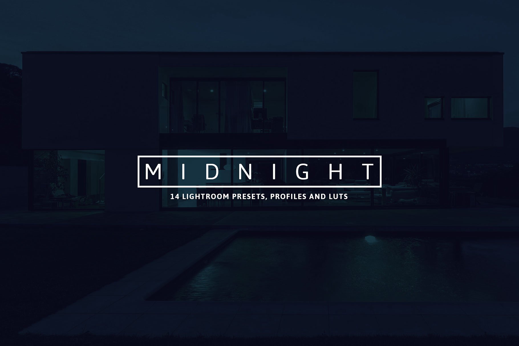 夜景照片效果处理LR预设 Midnight Lightroom Presets/Profiles插图