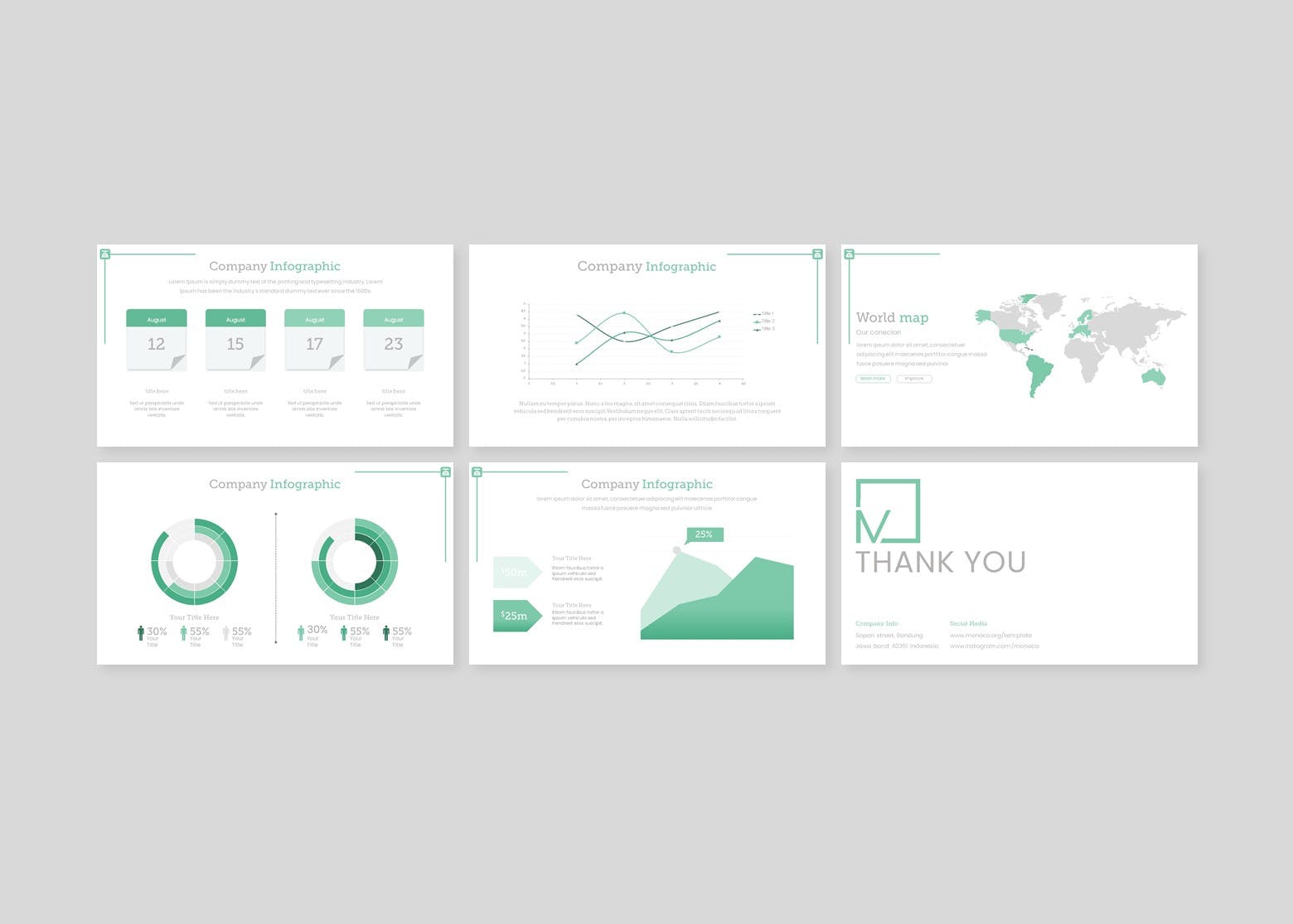 高端数码产品开发企业简介谷歌幻灯片模板 Monoco – Google Slides Template插图4
