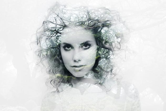 创意双重曝光特效PS动作 Double Exposure Photoshop Action插图(6)